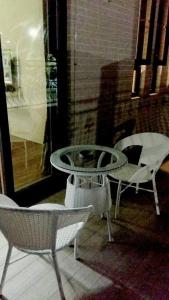A balcony or terrace at Warm Home