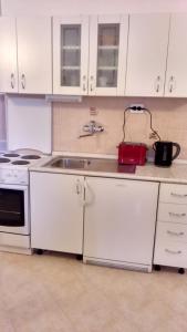 Кухня или мини-кухня в Gala Apartments
