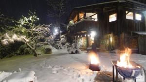 Obiekt Luxus Chalet Mühlermoos zimą