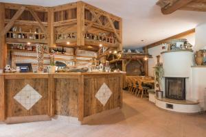 Lounge nebo bar v ubytování Hotel Rosengarten