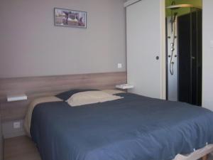 Postel nebo postele na pokoji v ubytování Hotel Le Colbert epernay