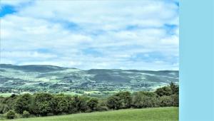 Uma vista geral da montanha ou uma vista da montanha a partir of the country house