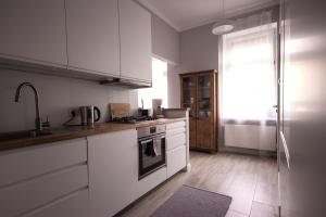 Kuchnia lub aneks kuchenny w obiekcie Apartament Paderewskiego 11