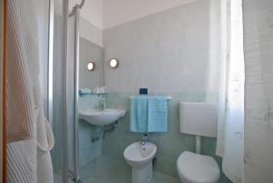 Koupelna v ubytování Hotel Jonni