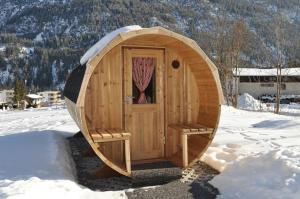 Ferienhütten Lechtal Chalets v zimě