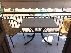 Balkón nebo terasa v ubytování Argo Apartments