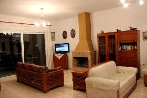 TV/trung tâm giải trí tại Villa Sofia Filoxenia