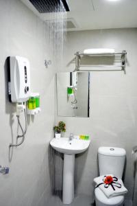 Koupelna v ubytování ESSY Hotel KL Sentral