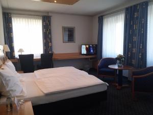 TV a/nebo společenská místnost v ubytování Hotel Krone
