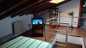 A television and/or entertainment centre at Apartamentos Santana