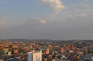 Γενική άποψη της πόλης San Juan de los Lagos ή θέα της πόλης από  αυτό το ξενοδοχείο
