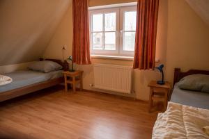 Postel nebo postele na pokoji v ubytování Fox House
