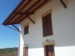The building in which a panziókat is located