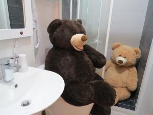 Koupelna v ubytování Hai Yang Homestay