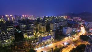 Vista general de Sanya o vistes de la ciutat des de l'apartament