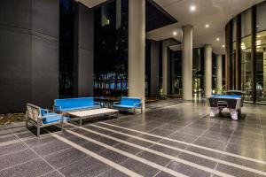 Stolní tenis v ubytování E&O Residences Kuala Lumpur nebo okolí