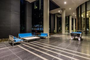 A pool table at E&O Residences Kuala Lumpur