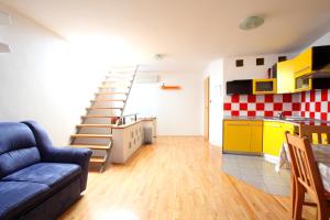 Kuchyň nebo kuchyňský kout v ubytování Penthouse Alma Vivoda