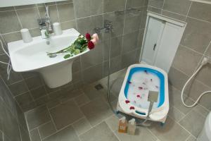 Koupelna v ubytování Hai Yang Homestay