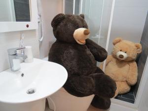 Koupelna v ubytování Hai Yang Homestay