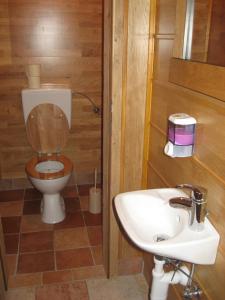 Koupelna v ubytování Pension Na Meji + 81 fotografií