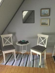Posezení v ubytování B&B Hannåsa Gård