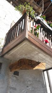Balkón nebo terasa v ubytování B&B da Erica
