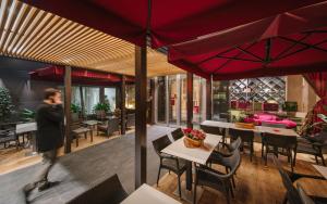 Restauracja lub miejsce do jedzenia w obiekcie Windsor Hotel Milano