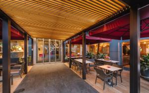 Restauracja lub miejsce do jedzenia w obiekcie Windsor Hotel Milano