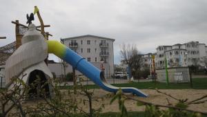 Kawasan permainan kanak-kanak di Ostsee-Ferienwohnung-Sellin