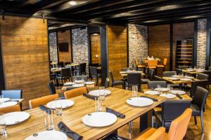 Restoran või mõni muu söögikoht majutusasutuses Cobblestone Hotel & Suites - Stevens Point