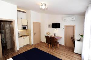 Kuchyňa alebo kuchynka v ubytovaní Top Center Zadar Studio Apartments