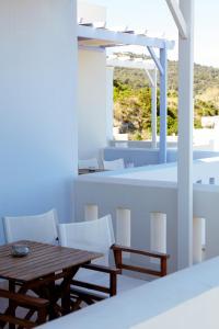 Μπαλκόνι ή βεράντα στο Amarandos Sea View Apartments