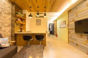 TV a/nebo společenská místnost v ubytování W Hostel