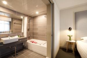 Baðherbergi á G2 Hotel Myeongdong