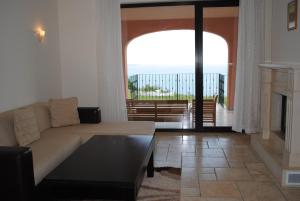 A seating area at Kaliakria Resort