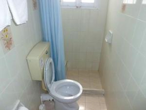 Koupelna v ubytování Hotel Marmarinos