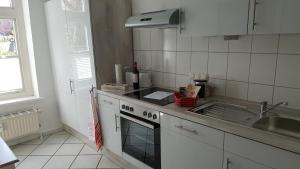 Küche/Küchenzeile in der Unterkunft Altstadtloft Lüneburg
