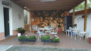 Zahrada ubytování B&B Ai Tre Archi