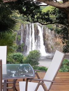 Zahrada ubytování Les Terrasses de Niagara