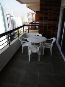 Balkón nebo terasa v ubytování Acuarium 3-Fincas Benidorm