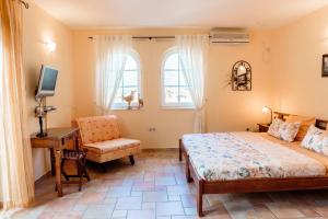 Postel nebo postele na pokoji v ubytování daMonte – Apartments and rooms