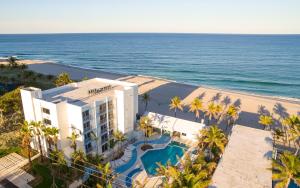 an aerial view of a hotel and the ocean at Plunge Beach Resort in Fort Lauderdale