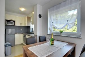 Kuchyň nebo kuchyňský kout v ubytování Apartments Kralj