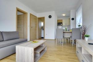 Kuchyň nebo kuchyňský kout v ubytování Apartments Kralj