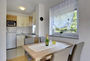 Kuchyň nebo kuchyňský kout v ubytování Apartments Kralj