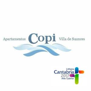 スアンセスにあるApartamentos Copi Villa de Suancesの水会議のロゴ
