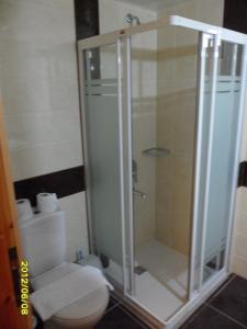 Koupelna v ubytování Felice Hotel