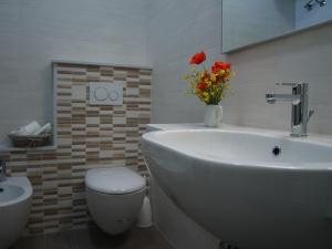 Kylpyhuone majoituspaikassa B&B Prisca