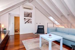 Ein Sitzbereich in der Unterkunft Luxury Apartment Bifora